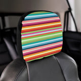 Rainbow Pattern Car Headrest Cover