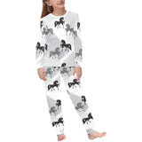 Horse Pattern Kids' Boys' Girls' All Over Print Pajama Set