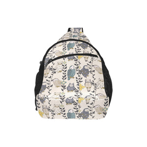 Owl Pattern Background All Over Print Chest Bag