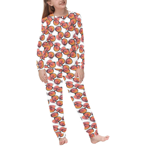 Sun Glasses Pattern Print Design 01 Kids' Boys' Girls' All Over Print Pajama Set