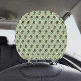 Bonsai Japanes Pattern Car Headrest Cover