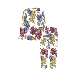 Grape Pattern Kids' Boys' Girls' All Over Print Pajama Set