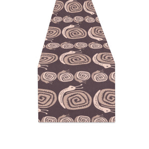 Snail Pattern Print Design 03 Table Runner