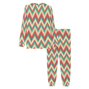 Zigzag Chevron Pattern Men's All Over Print Pajama