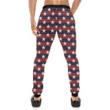 USA Star Pattern Background Unisex Casual Sweatpants