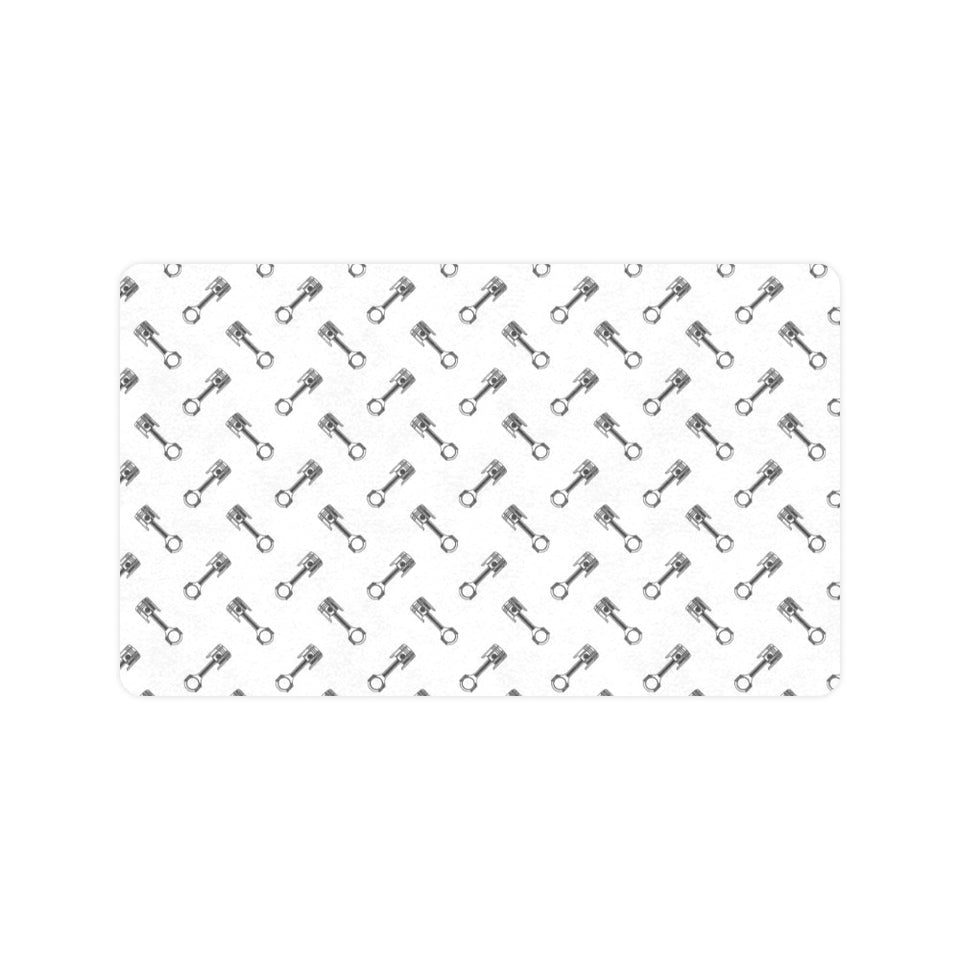 Engine Piston Pattern Print Design 02 Doormat