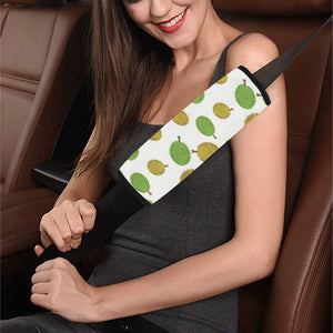 Durian Background Pattern Car Seat Belt Cover