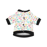 Tea pots Pattern Print Design 05 All Over Print Pet Dog Round Neck Fuzzy Shirt