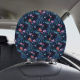 Peacock Feather Pattern Car Headrest Cover