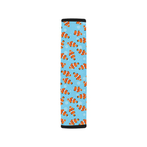 Clown Fish Pattern Print Design 05 Car Seat Belt Cover