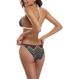 Zigzag Chevron African Afro Dashiki Adinkra Kente Sexy Bikinis Two-Pieces Swimsuits