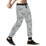 Swan Gray Pattern Unisex Casual Sweatpants