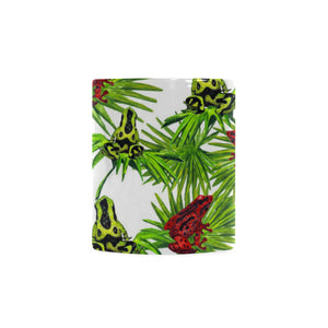 Green Red Frog Pattern Classical White Mug (FulFilled In US)