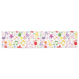 Music Notes Pattern Print Design 04 Table Runner