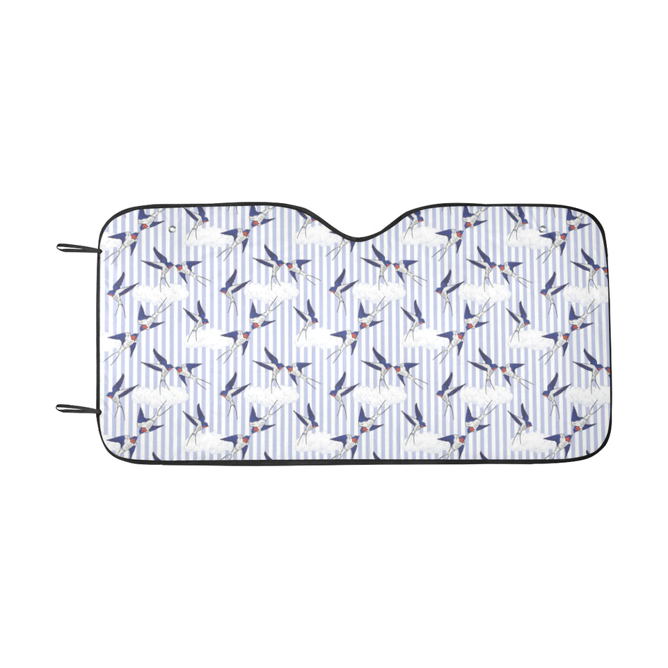 Swallow Pattern Print Design 03 Car Sun Shade