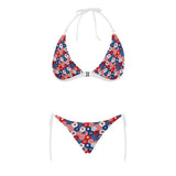 USA Star Hexagon Pattern Sexy Bikinis Two-Pieces Swimsuits