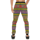 Rhino African Afro Dashiki Adinkra Kente Pattern E Unisex Casual Sweatpants