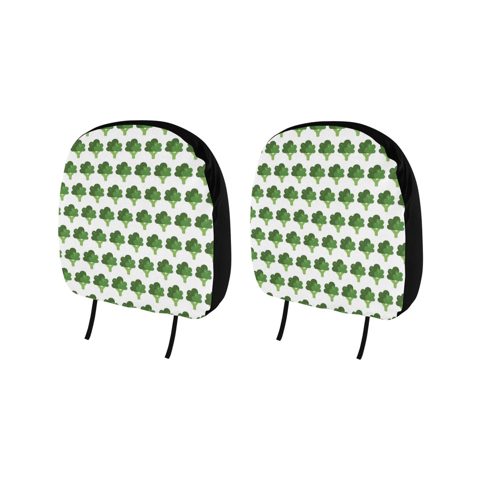 Broccoli Pattern Car Headrest Cover