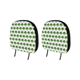 Broccoli Pattern Car Headrest Cover