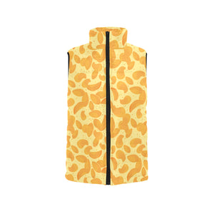 Potato Chips Pattern Print Design 04 Men's Padded Vest