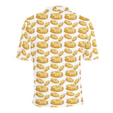 Pancake Pattern Print Design 05 Men's All Over Print Polo Shirt