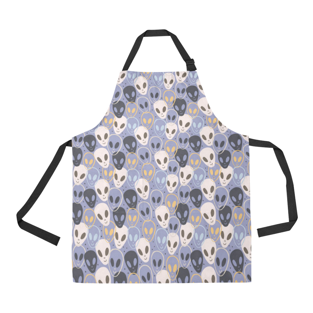 Alien Pattern Print Design 05 Adjustable Apron