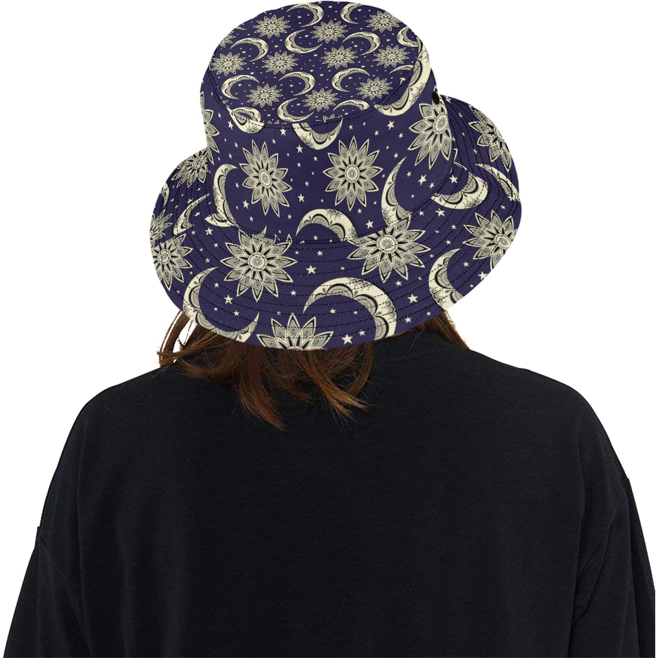 Moon Tribal Pattern Unisex Bucket Hat