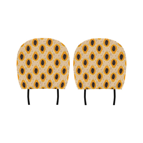 Papaya Pattern Car Headrest Cover