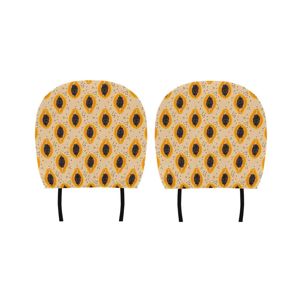 Papaya Pattern Car Headrest Cover