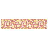 Popcorn Pattern Print Design 01 Table Runner