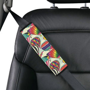 Hot Air Balloon Pattern Background Car Seat Belt Cover