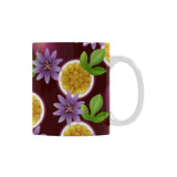 Passion Fruit Sliced Pattern Classical White Mug (FulFilled In US)