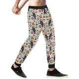 Toucan Flower Pattern Unisex Casual Sweatpants