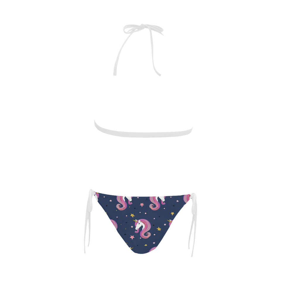 Unicorn Head Pattern Sexy Bikinis Two-Pieces Swimsuits