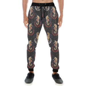 Seahorse Pattern Unisex Casual Sweatpants