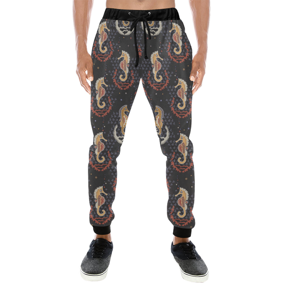 Seahorse Pattern Unisex Casual Sweatpants