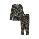 Bicycle Pattern Print Design 03 Kids' Boys' Girls' All Over Print Pajama Set