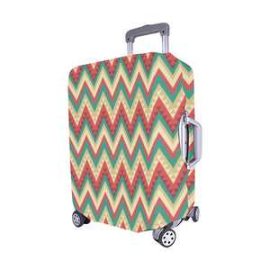 Zigzag Chevron Pattern Luggage Cover (22"-25") (Medium)