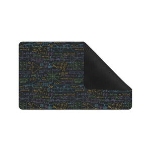 Math Pattern Print Design 01 Doormat