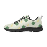 Durian Pattern Theme Men's Sneakers Black