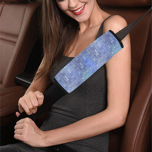 Chemistry Periodic Table Pattern Print Design 02 Car Seat Belt Cover