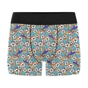 Hummingbird Pattern Print Design 02 Men's All Over Print Boxer Briefs Men's Underwear