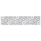 Gear Pattern Print Design 05 Table Runner