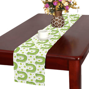 Horseshoes Pattern Print Design 02 Table Runner