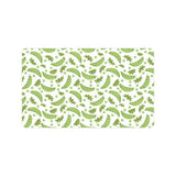 Green Peas Pattern Print Design 02 Doormat