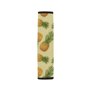 Pineapple Pattern Pokka Dot Background Car Seat Belt Cover