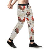 Rooster Chicken Pattern Unisex Casual Sweatpants