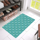 Swordfish Pattern Print Design 04 Doormat