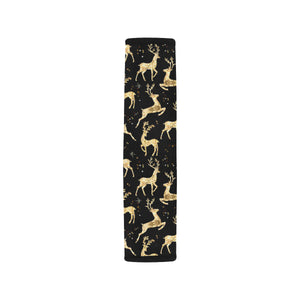 Gold Deer Pattern Car Seat Belt Cover