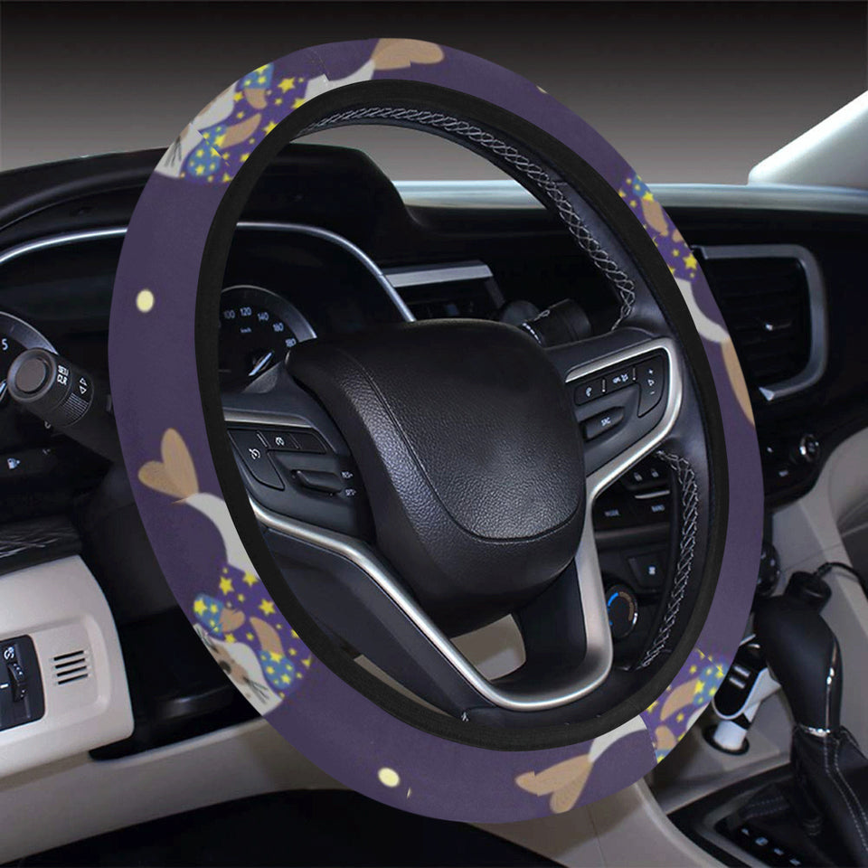 Sleeping Sea Lion Pattern Car Steering Wheel Cover